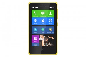 Nokia X color amarillo