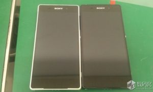 Sony Xperia Sirius D6503 en color negro y blanco