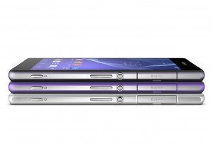 Xperia Z2 colores acostados