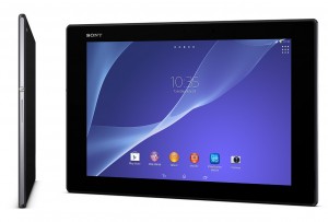 Sony Xperia Z2 Tablet cámara color negro y blanca