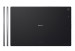 Sony Xperia Z2 Tablet cámara color negro parte trasera y de lado espesor