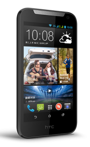 HTC Desire 310 negro pantalla