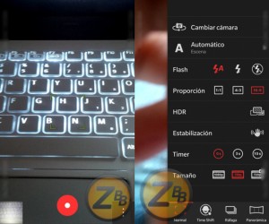 BlackBerry 10.3 Cámara App