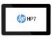 HP 7 1800 en México pantalla frente
