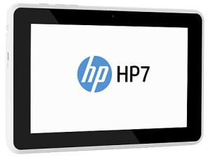 HP 7 1800 en México pantalla frente de lado 2