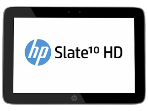 HP Slate 10 HD tablet en México pantalla de frente