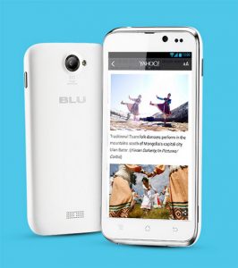 Blu Advance 4.5 en México color blanco