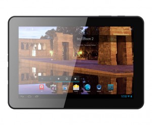 BQ Edison 2 Quad Core tablet en México pantalla frente