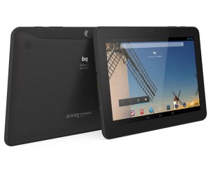 BQ Edison 2 Quad Core tablet en México de lado