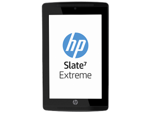 HP Slate 7 Extreme en México pantalla 7 HD de frente