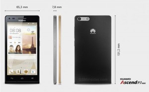 Huawei Ascend P7 mini dimensiones