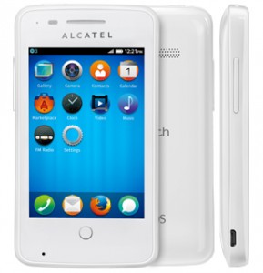 Alcatel One Touch Fire con Firefox OS en México con Telcel color blanco