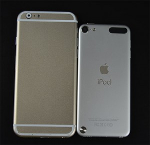 iPhone 6 dummy comparado con iPod Touch 5