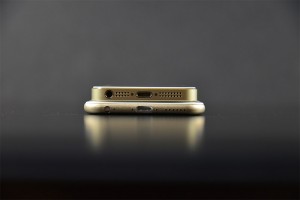 iPhone 6 dummy comparado con iPhone 5s de lado