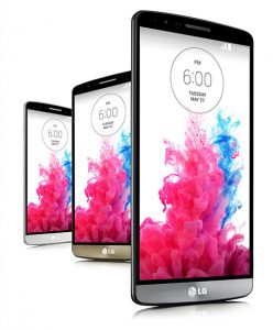 LG G3 oficial color Negro Metálico, Blanco y Oro