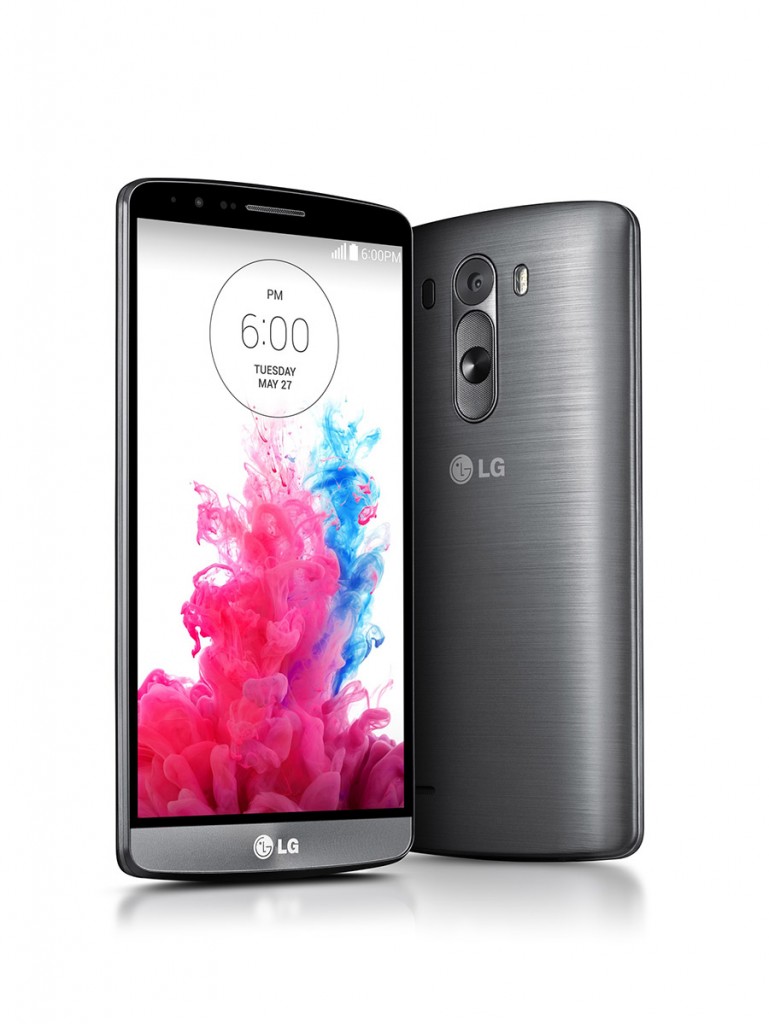 LG G3 oficial color Negro Metálico frente pantalla Quad HD y cámara de 13 MP