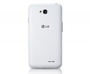 LG L65 color blanco cámara trasera