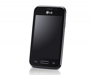 LG L40 en México pantalla perfil