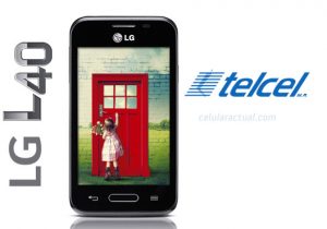 LG L40 ya en México con Telcel logotipos