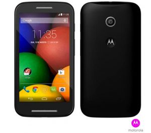 Moto E oficial pantalla frente y cámara trasera 2