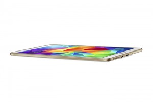 Samsung Galaxy Tab S 8.4 blanco pantalla acostada