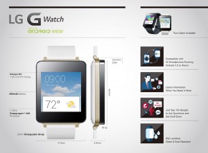 LG G Watch detalles de opciones y características