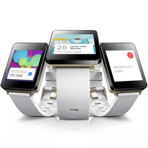 LG G Watch color Blanco Oro pantallas