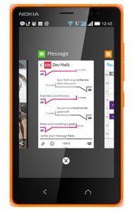 Nokia X2 oficial, color naranja