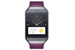 Samsung Gear Live color Rojo vino frente pantalla