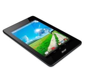 Acer Iconia One 7 pantalla de 7" horizontal acostada