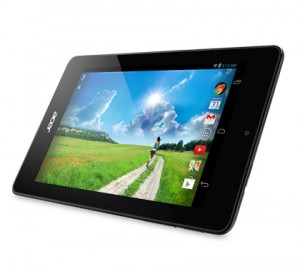 Acer Iconia One 7 pantalla de 7" horizontal