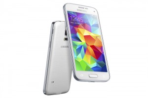 Samsung Galaxy S5 mini color blanco pantalla y cámara trasera