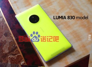 Nokia Lumia 830 Amarillo