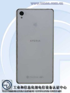 Xperia Z3 en registro TENAA cámara trasera color blanco