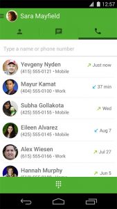 Google llamadas por voz gratis desde Hangouts para iPhone y Android
