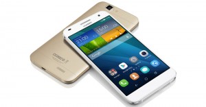 Huawei Ascend G7 color dorado con blanco