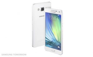 Samsung Galaxy A5 color blanco cámara posterior y pantalla HD