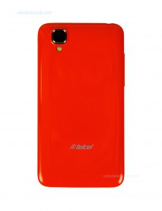 Lanix Ilium S106 en México con Telcel color naranja posterior
