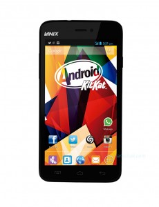 Lanix Ilium S520 en México con Telcel color negro frente