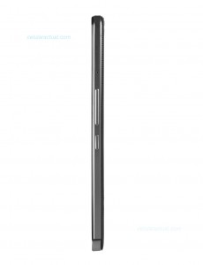 Lanix Ilium S670 en México con Telcel color titanio lateral