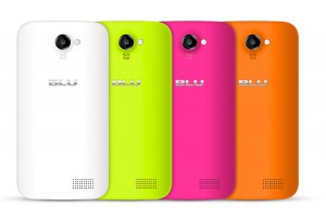 Blu Win JR con Windows Phone 8.1 en México colores parte posterior