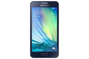 Samsung Galaxy A3 color azul frontal pantalla