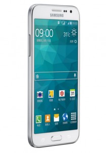 Samsung Galaxy Core Max Dual SIM pantalla de lado