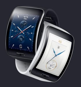 Samsung Gear S color blanco y negro