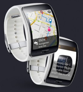 Samsung Gear S color blanco mapas