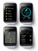 Samsung Gear S color blanco apps de salud y ejercicio