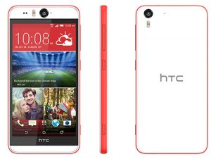 HTC Desire Eye color blanco y rojo