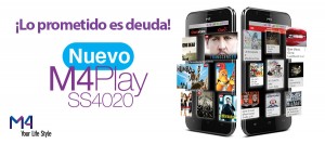 M4Tel M4Play SS4020 en México con Telcel cientos de Apps