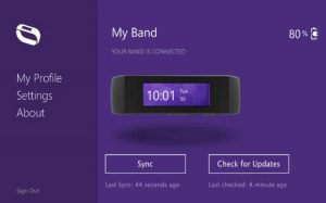 Microsoft Band "My band"