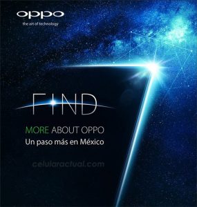 Oppo Find 7 en México el 22 de octubre